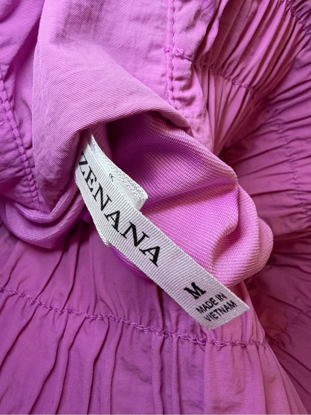 Zenana Pink Smocked High Elastic Waist Active Shorts
